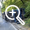 Перевернулась фура в Трубчевском районе возле деревни...