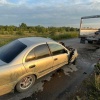 Пьяный водитель Nissan врезался в грузовик в Тепличном. ДТП произошло в...