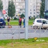 Лобовое столкновение с участием хэтчбека Toyota Vitz и минивэна произошло сегодня на перекрёстке Максима Горького и улицы Вокзальной в Бердске