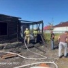 Три человека погибли в пожаре в Татарском районе. Предварительно, один из...