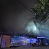 Сегодня рано утром горели киоски на проспекте Карла Маркса, около остановки...