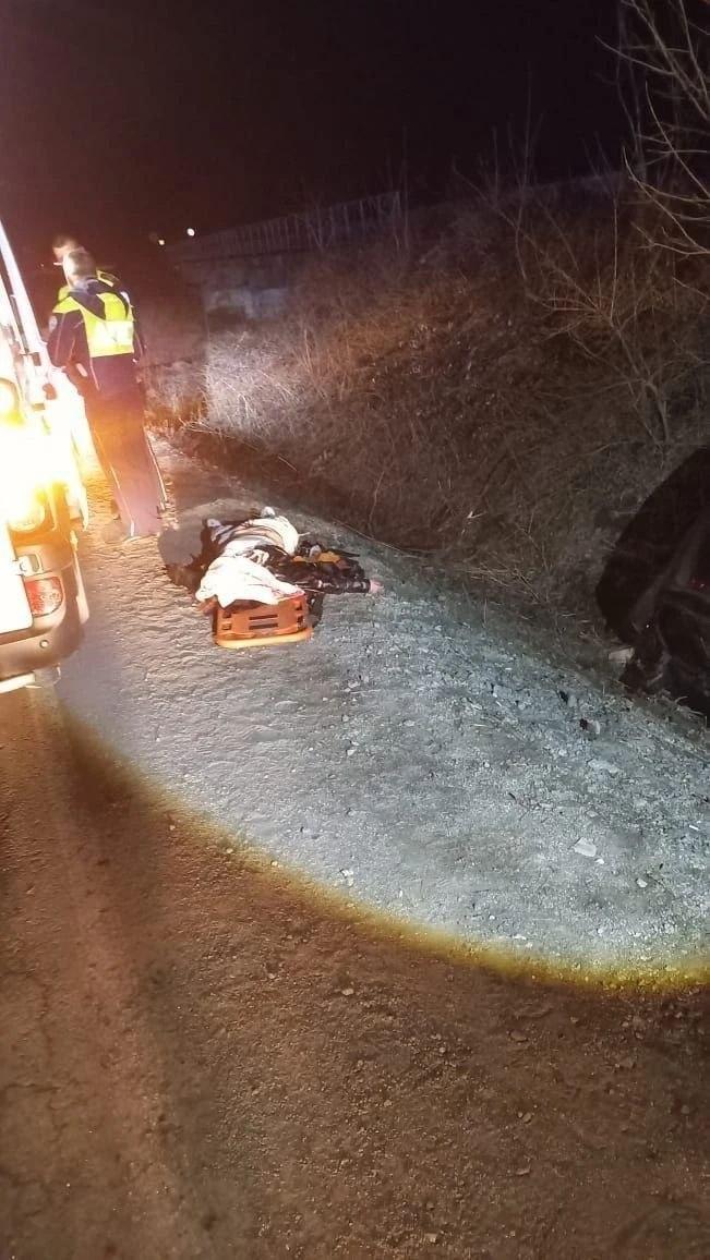 😢На трассе в Фокино погибла женщина. Пишут, что автомобиль перевернулся, из...