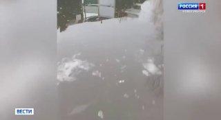 Подтопление дачных участков произошло в садовом сообществе «Метростроитель» в...