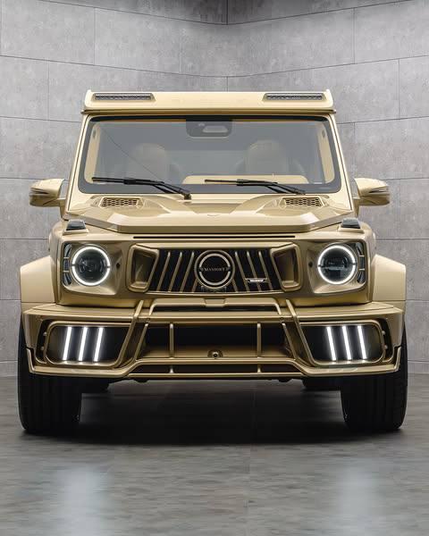 Мечта эстетов: Mansory выкатили полностью ЗОЛОТОЙ Гелик P720.
