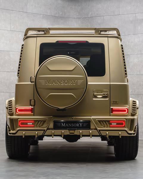 Мечта эстетов: Mansory выкатили полностью ЗОЛОТОЙ Гелик P720.