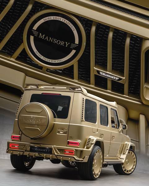 Мечта эстетов: Mansory выкатили полностью ЗОЛОТОЙ Гелик P720.