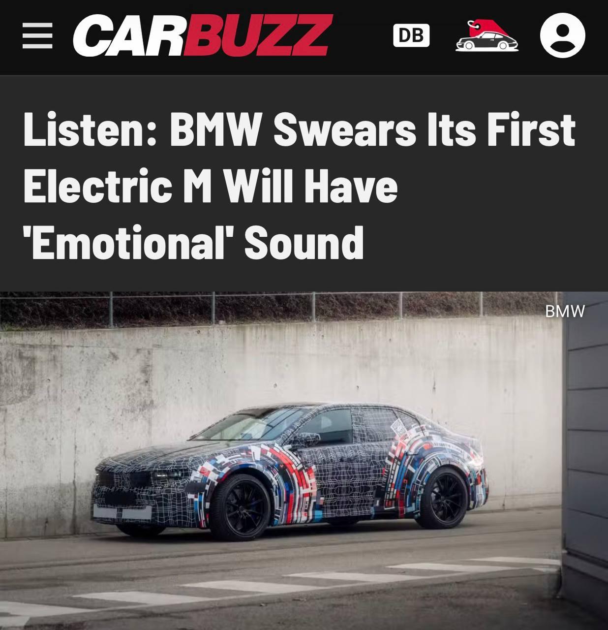 Электрические BMW M будут звучать как спорткары — для нового iM3 специалисты записывали звук рядных «шестёрок», V8 и даже V10.