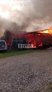 В Богучанах сотрудники Росгвардии спасли людей из пожара