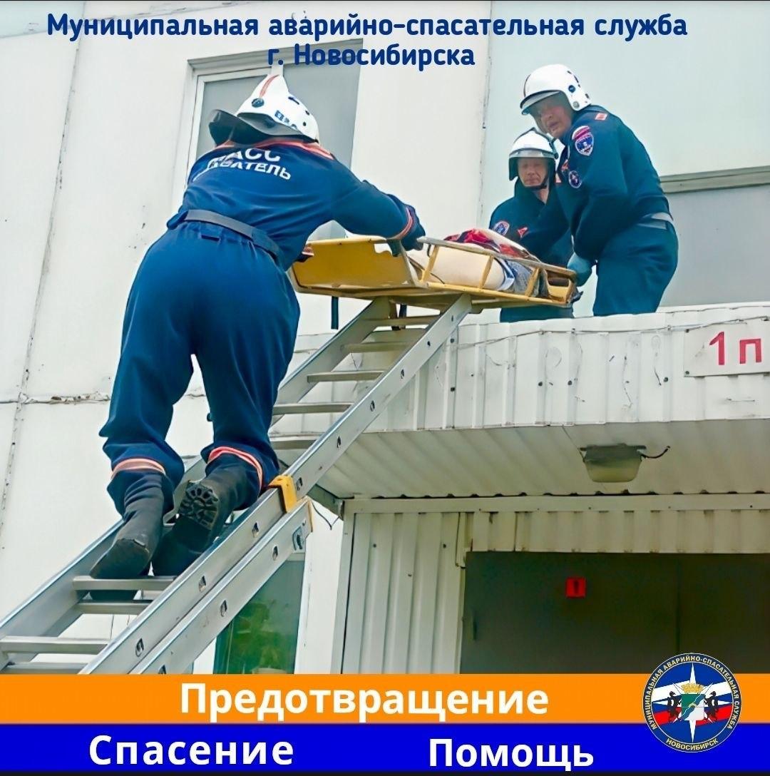 В Новосибирске спасатели нашли тело 58-летней женщины на козырьке подъезда На...