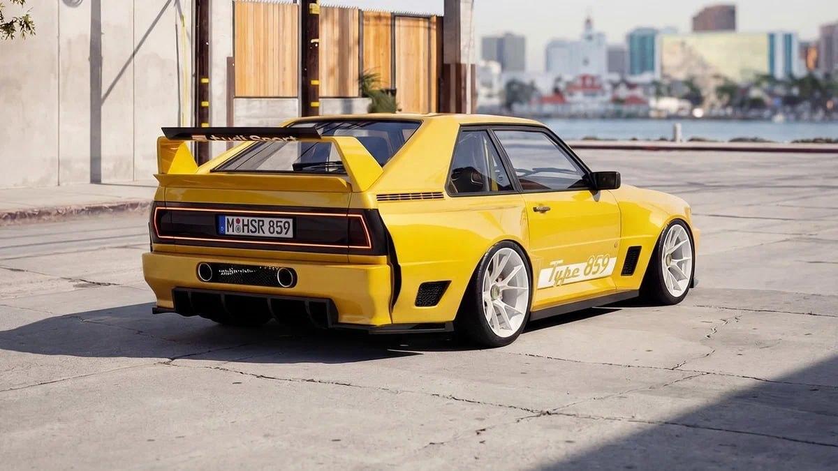 Немецкое ателье решило возродить легендарную Audi Quattro и анонсировало безумный спорткар Type 859.