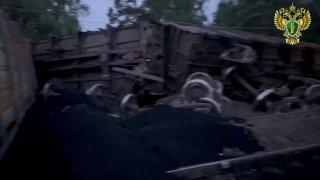 В Иланском районе с рельсов сошли 15 вагонов с углём Ночью на станции Стайный...