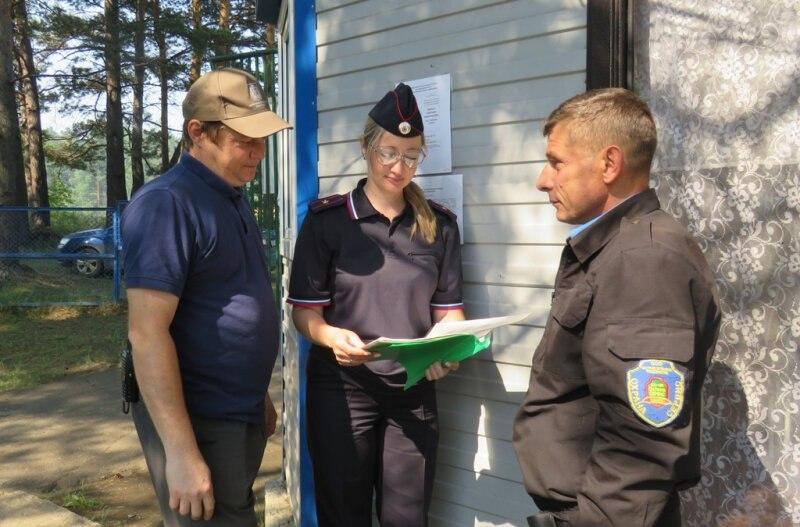 В палаточном лагере «Чайка» под Канском проверили безопасность отдыха детей В...