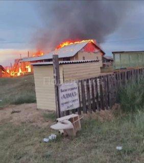 В Дус-Холе произошло возгорание. 🌇 ЧП Тыва | Кызыл | Новости