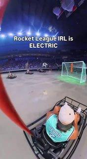 Вау: культовую игру Rocket League воплотили в реальность.