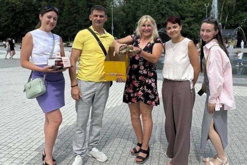 Черепаха вернулась домой после неожиданного приключения В Новосибирске...