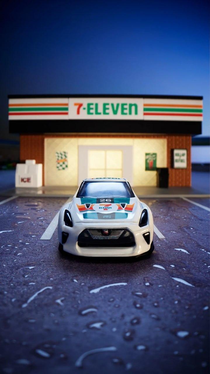 7-Eleven выпустила коллекционную модель Nissan GT-R совместно с Hot Wheels.