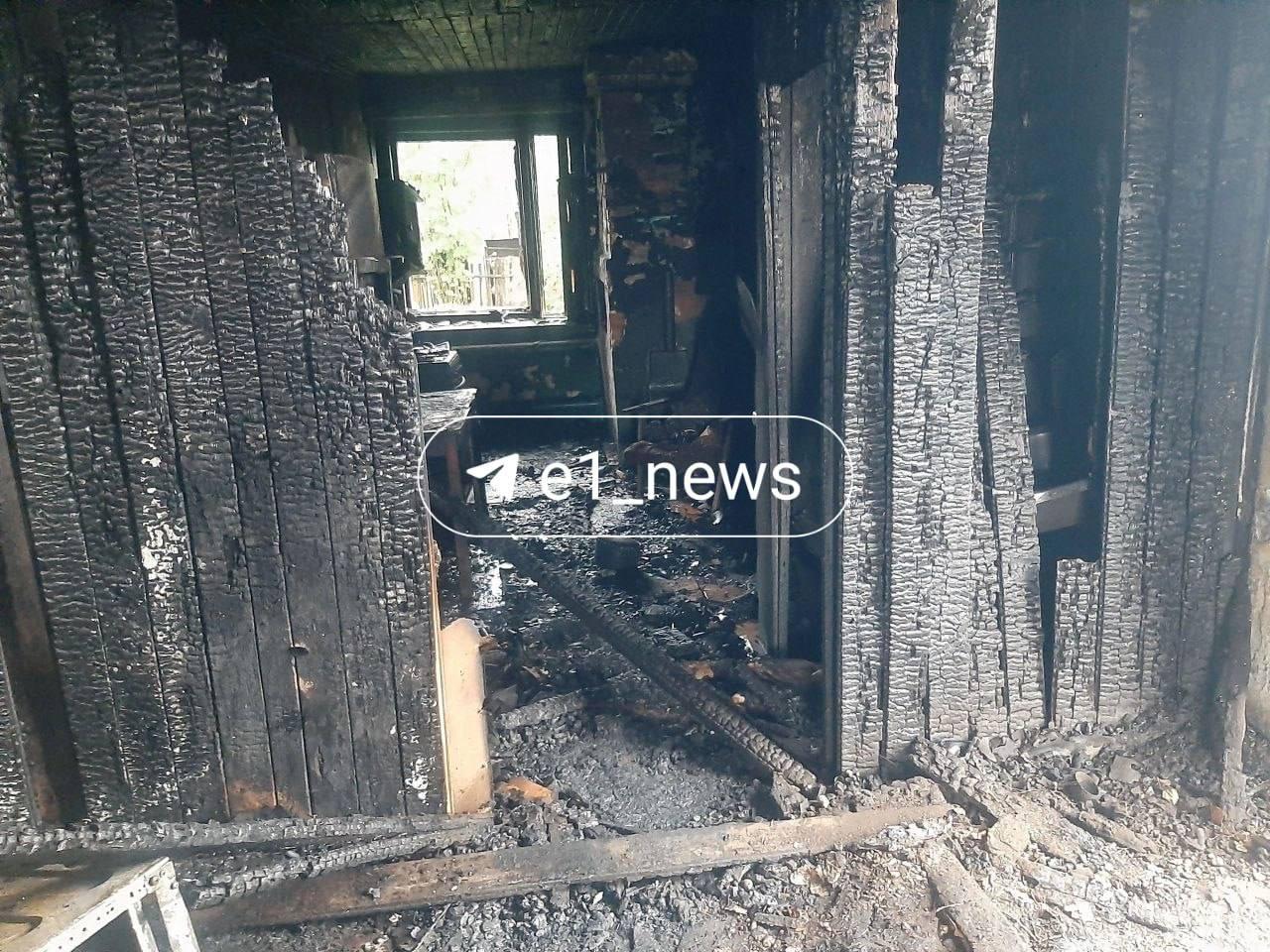 Три человека погибли при пожаре в поселке Курки Трагедия произошла 18 июля на...