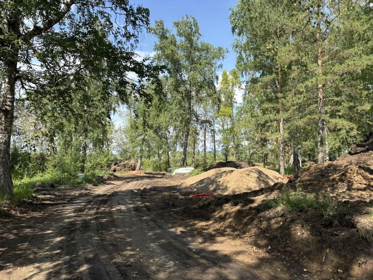 Работы на Ачинской набережной идут по графику В этом году благоустройство...