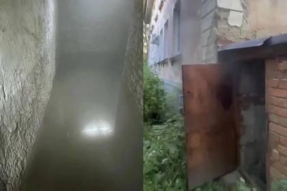 В Новосибирске затопило подвал многоэтажки из-за прорвавшейся трубы