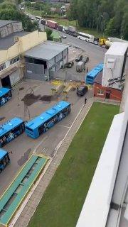В Красноярск отправили первую партию новых автобусов. Из Московской области...
