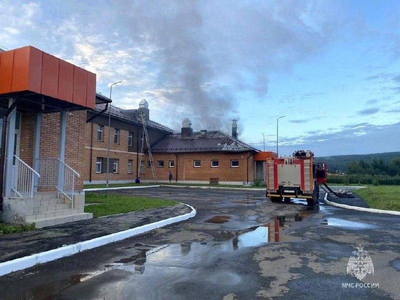 Пожар произошёл в здании участковой больницы под Тайшетом Сегодня ночью в...
