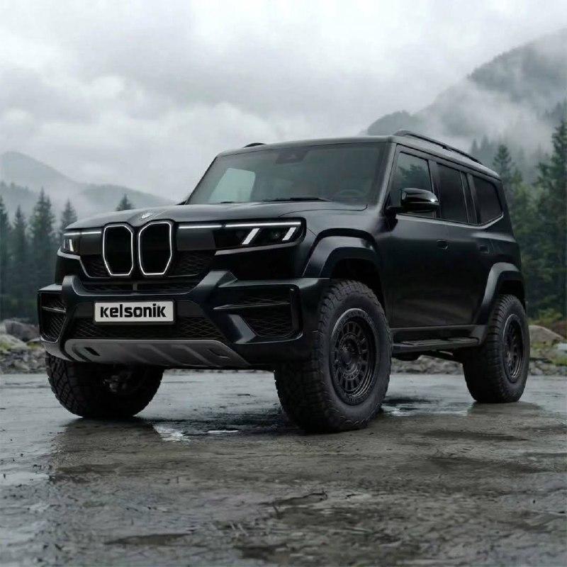 В сети появились новые рендеры первого настоящего внедорожника от BMW — это прямой конкурент Гелику.