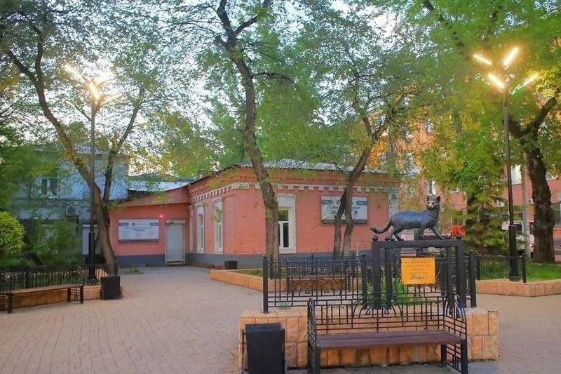 Сквер с бронзовой кошкой обновят в центре Иркутска