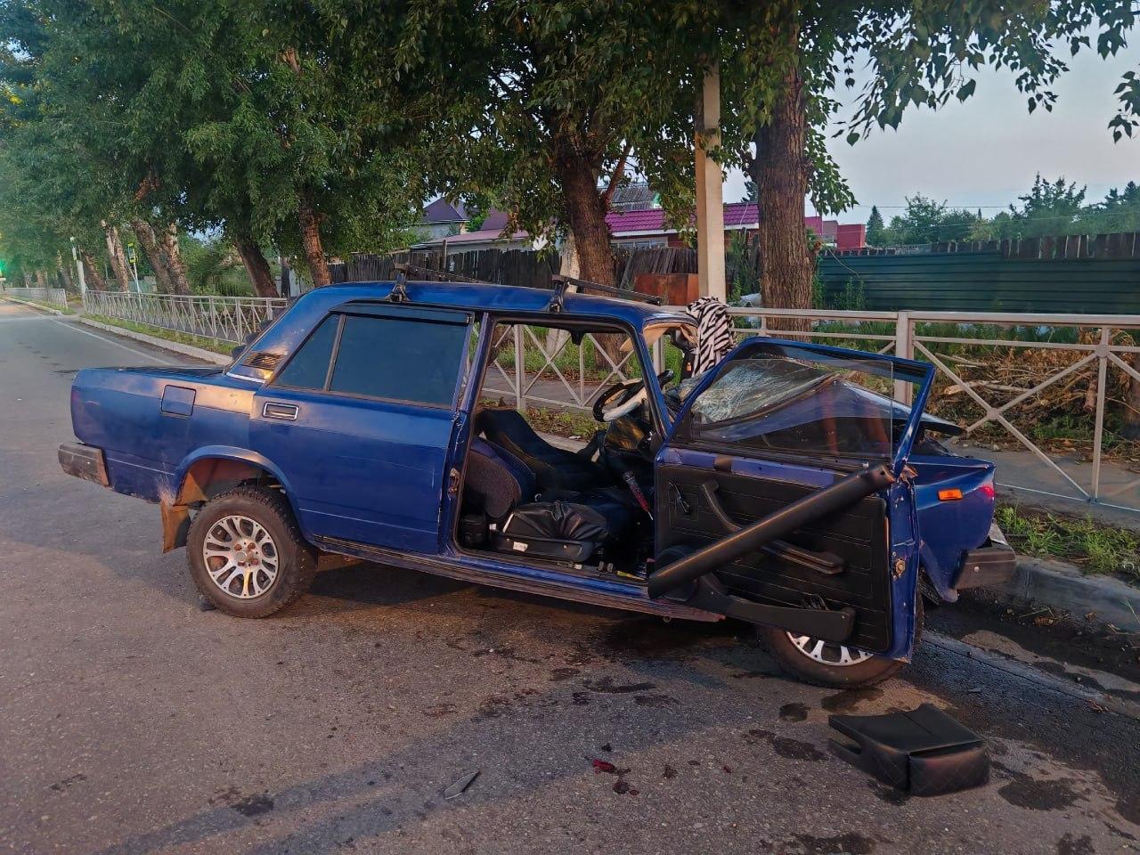 В Абакане в результате ДТП пострадали 4 человека, включая подростка