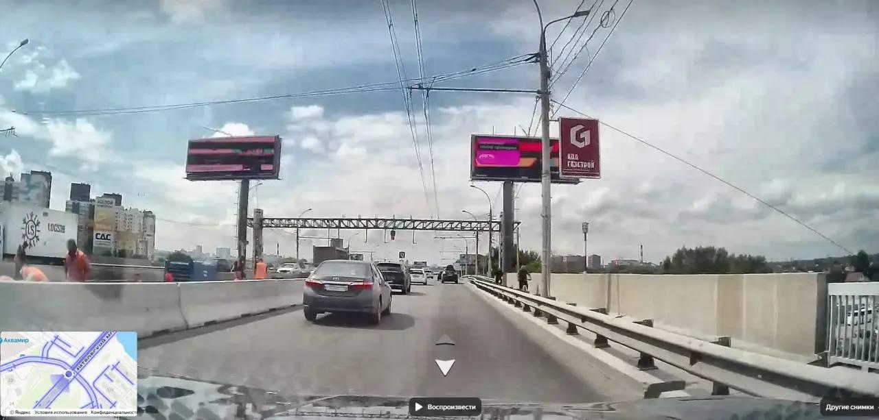 На Димитровском мосту снова работает камера фиксации нарушений