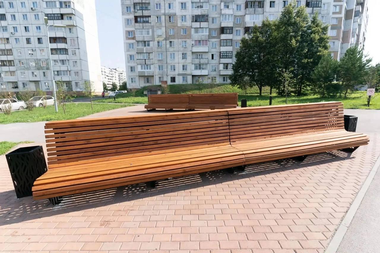 В сквере на Молодежном проспекте завершили второй этап благоустройства. Здесь...