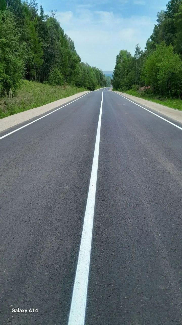 Завершён ремонт участка автодороги Залари – Жигалово