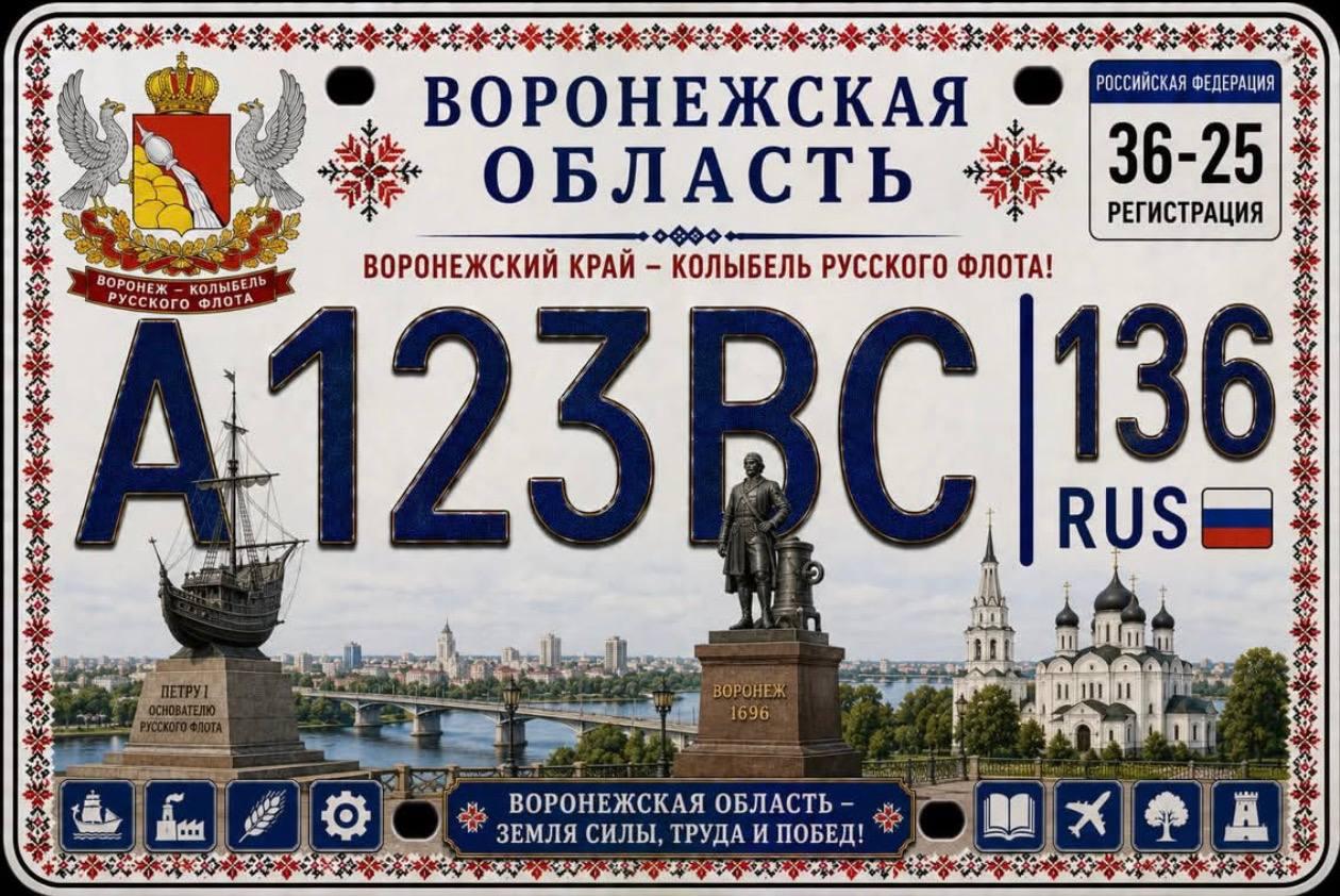 В сети показали, какими могли бы стать российские автомобильные номера в стиле США.