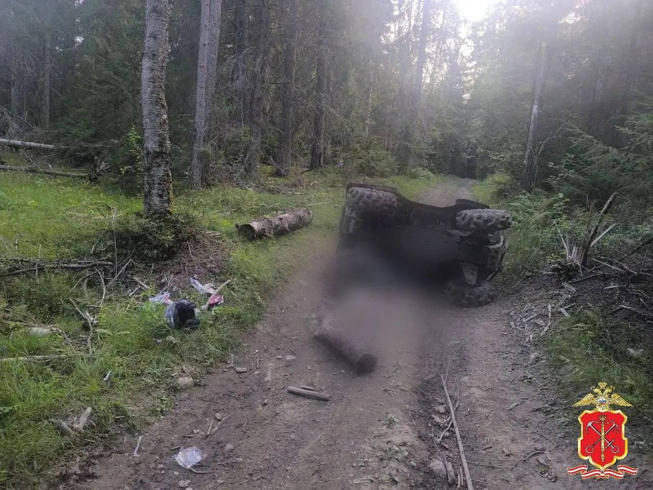Поездка на квадроцикле в Приозерском районе стала фатальной для пассажира
