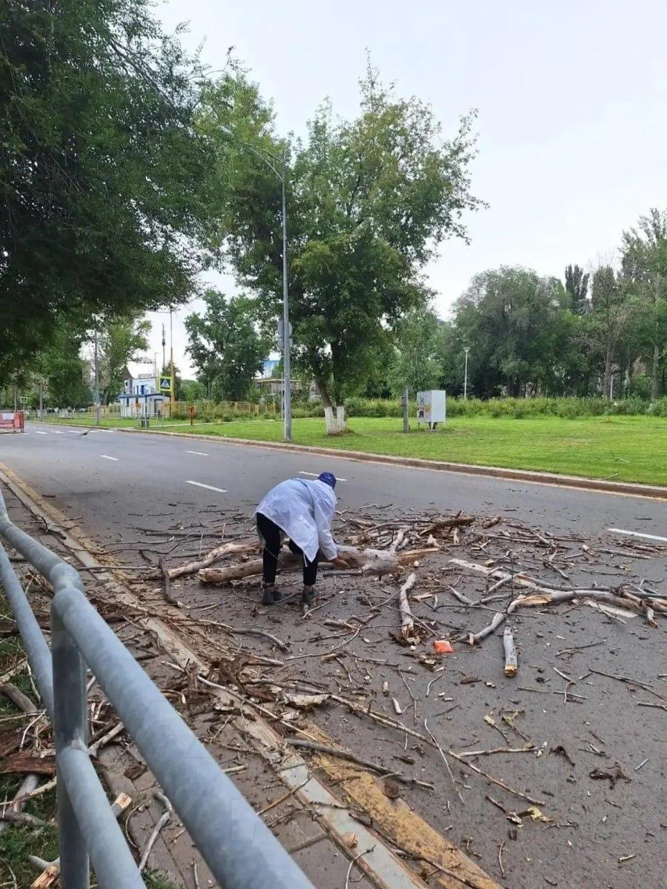 Мощный ураган прошёлся по Самарской области