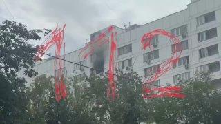 6 человек пострадали при пожаре в жилом доме в центре Москвы