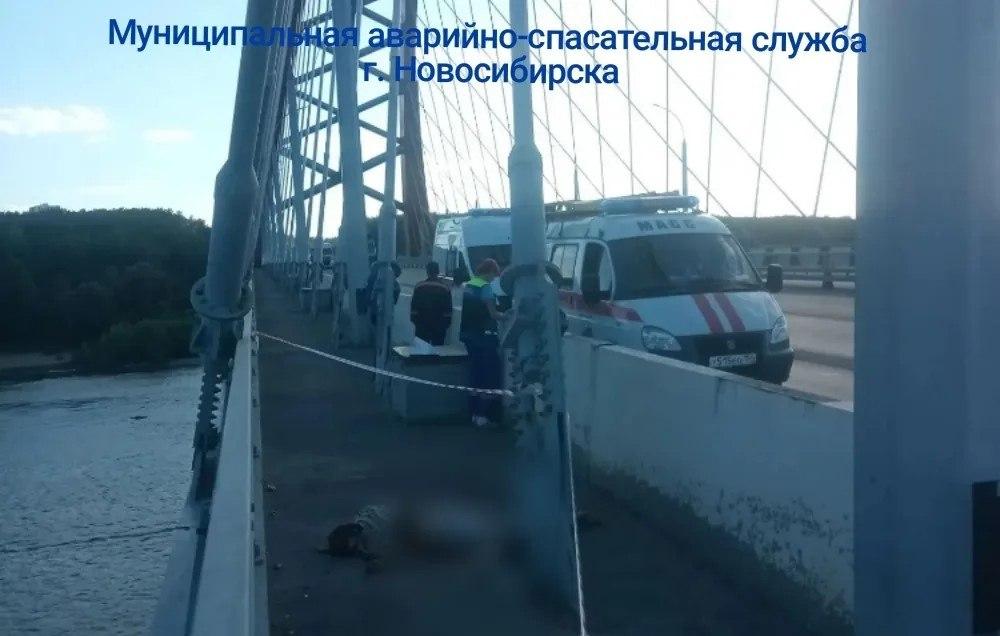 Трагедия на Бугринском мосту: мужчина упал и погиб 13 августа около шести...
