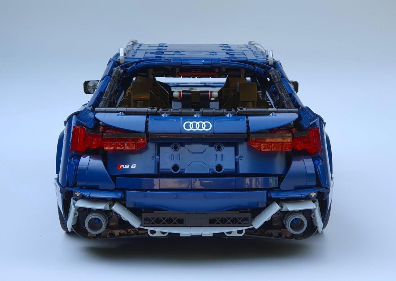 CaDA выпустила конструктор Audi RS6 C8 на 4663 детали — универсал можно собрать в масштабе 1:8.