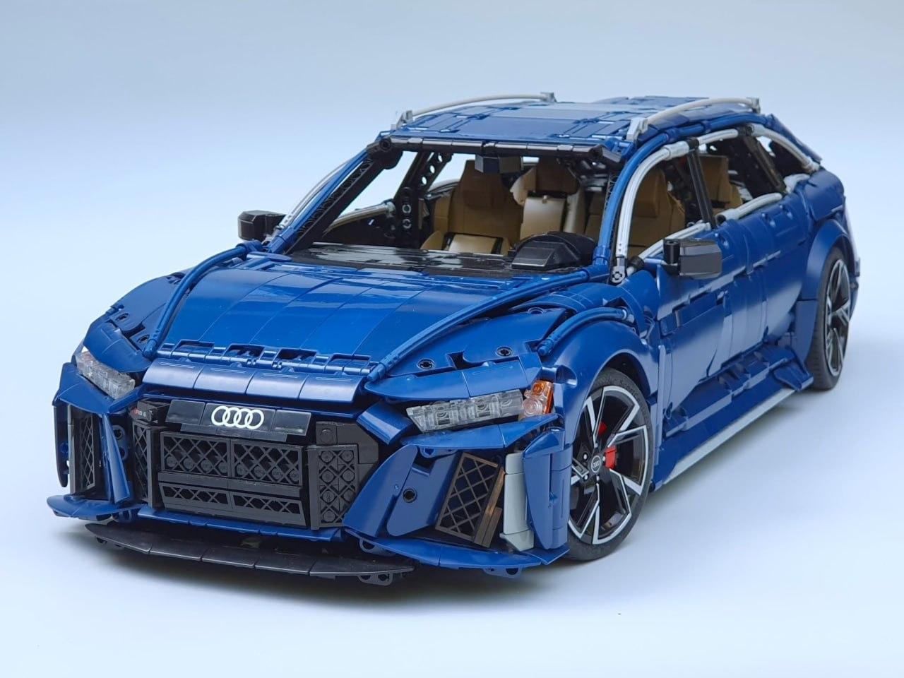 CaDA выпустила конструктор Audi RS6 C8 на 4663 детали — универсал можно собрать в масштабе 1:8.