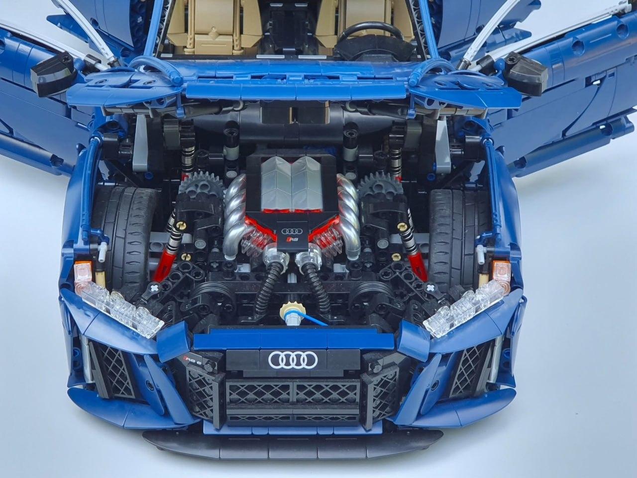 CaDA выпустила конструктор Audi RS6 C8 на 4663 детали — универсал можно собрать в масштабе 1:8.