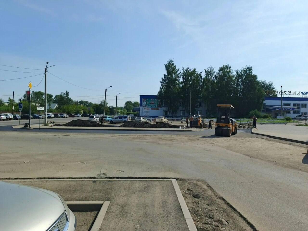 Благоустройство улицы Ленина в Канске выполнено уже на 63% В Канске...