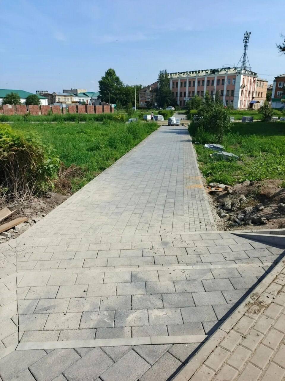 Благоустройство улицы Ленина в Канске выполнено уже на 63% В Канске...