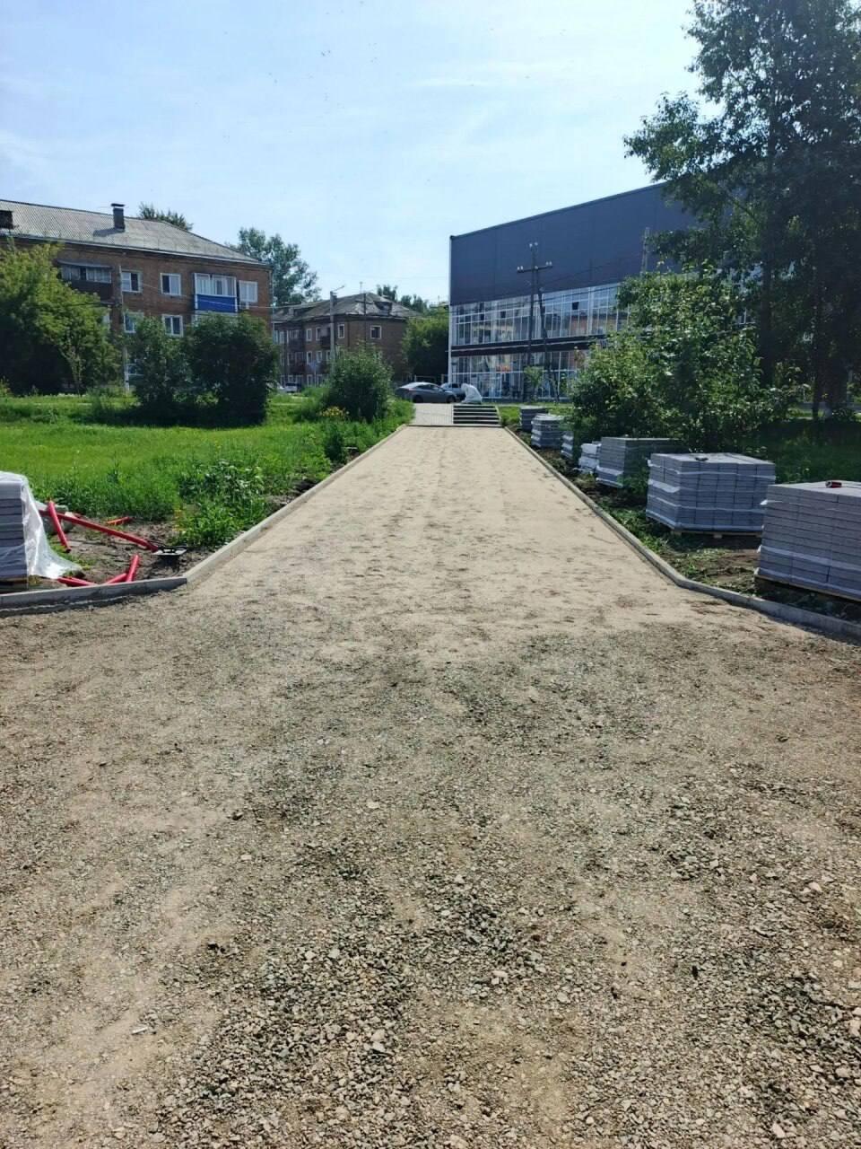 Благоустройство улицы Ленина в Канске выполнено уже на 63% В Канске...