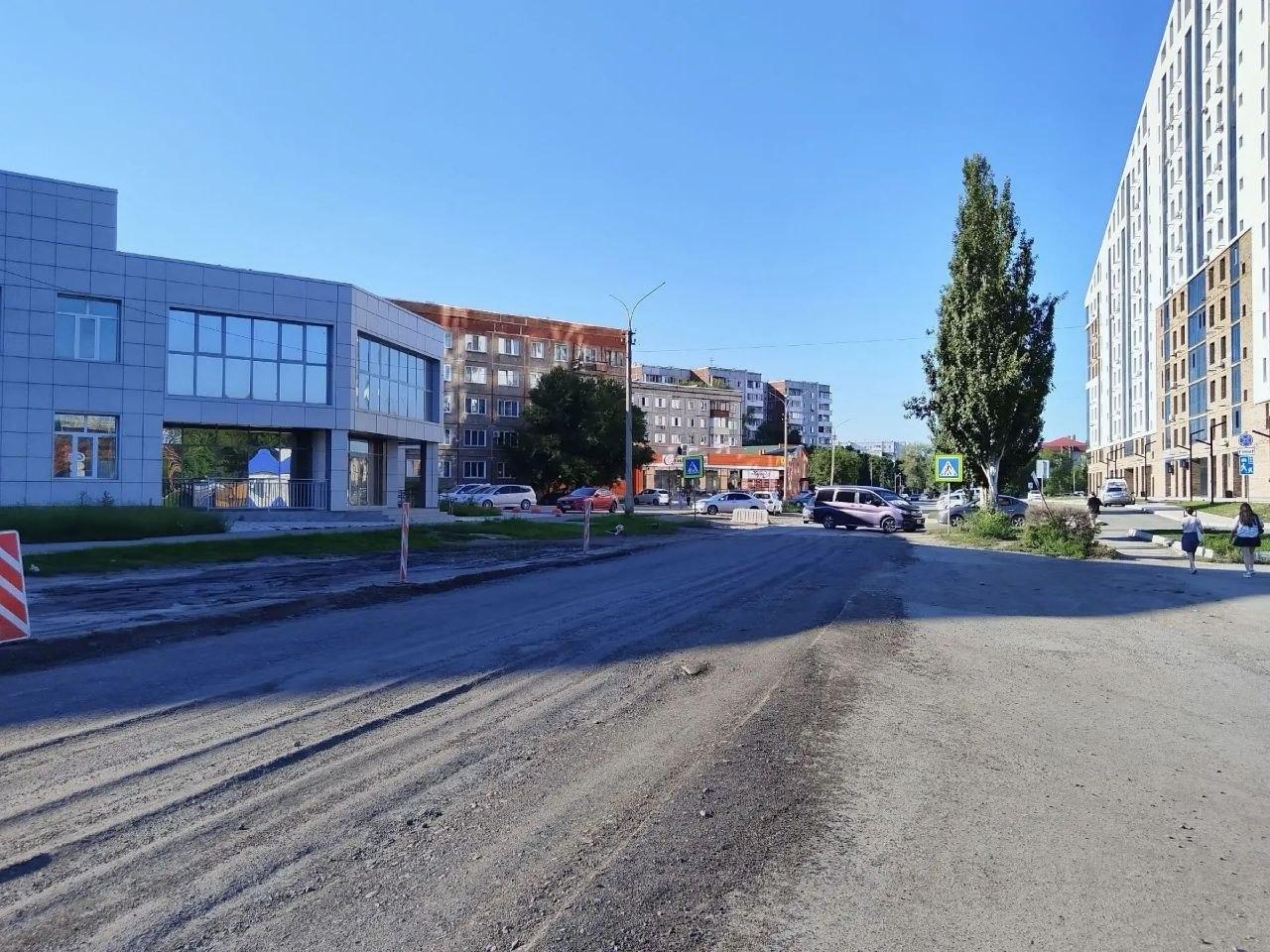 На улице Комарова в Абакане начался капремонт