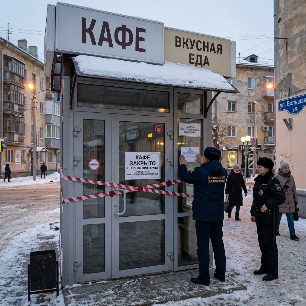 Новосибирское кафе закрыли за нарушение кассовых правил В Ленинском районе...