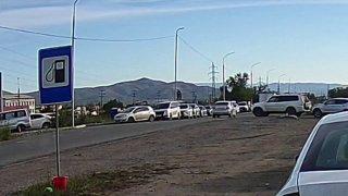 В г. Кызыле около автозаправочной станции произошло столкновение транспортных средств