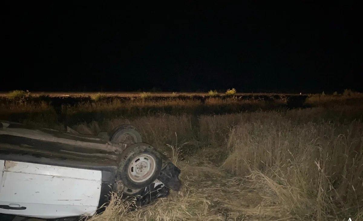 ВАЗ перевернулся в Орджоникидзевском районе. По вине пьяного водителя...