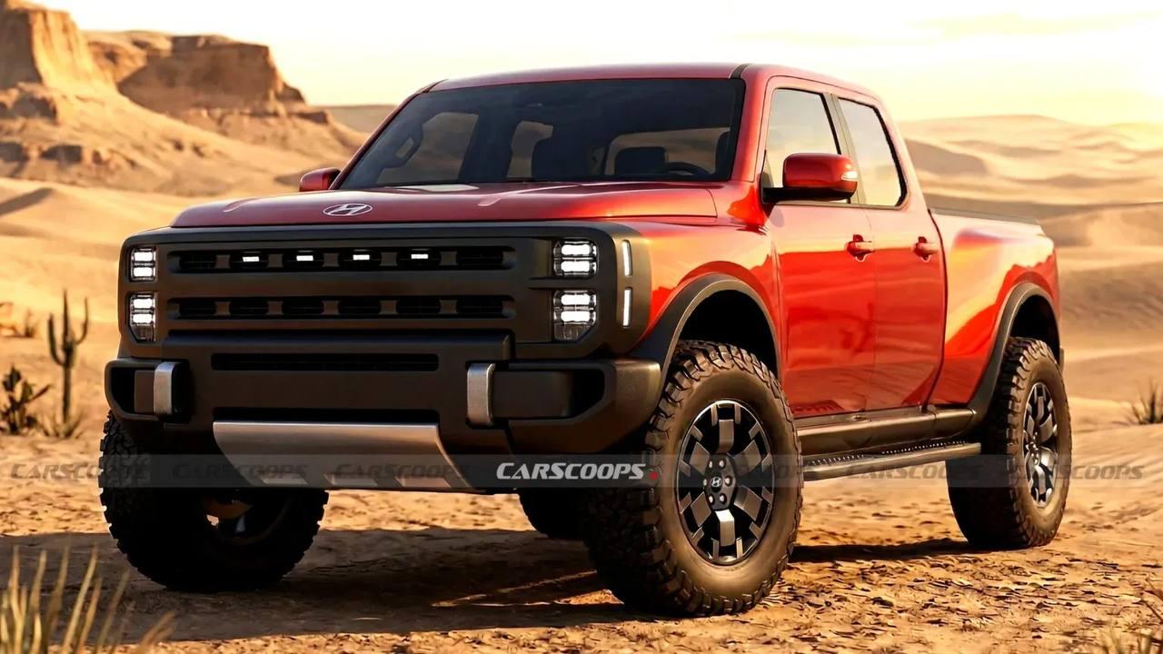 Hyundai решила зайти на территорию Hilux — корейцы готовят свой первый рамный пикап.