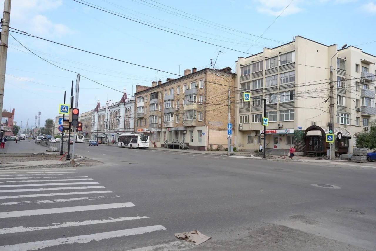 В центре Красноярска уберут П-образные пешеходные переходы. Схему переходов...
