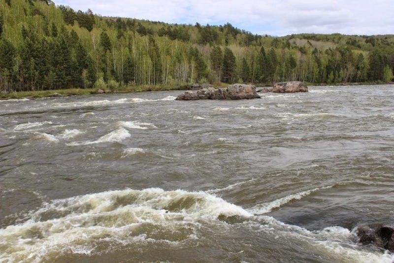 Оперативная сводка: уровень воды в реке Кан на утро 31 августа