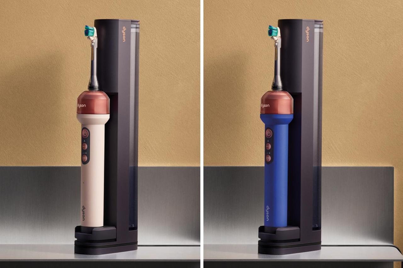 Dyson выпустили «умную» зубную щётку с ИИ и камерой — она сама чистит между зубами.